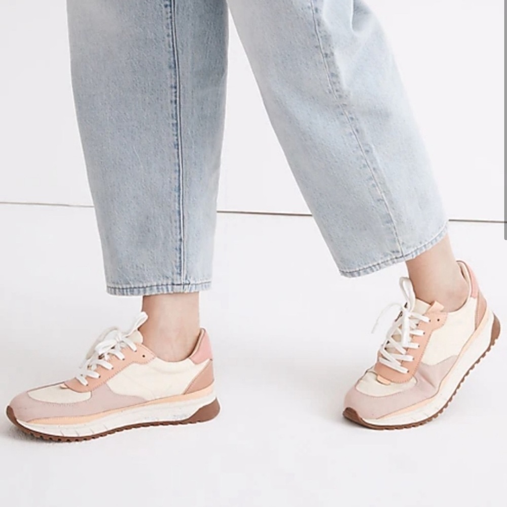 Madewell Kickoff Trainers Blush - Picture 3 of 6
